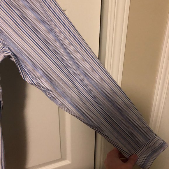 Denver Hayes Mens Small Slim Fit Button Down Shirt - New with Tags - Picture 5 of 9